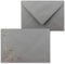 50x Weihnachts-Briefumschläge - DIN C6 - mit Gold-Metallic geprägtem Sternenregen -Farbe: Graphit (Grau) - Nassklebung, 120 g/m² - 114 x 162 mm - Marke: GUSTAV NEUSER