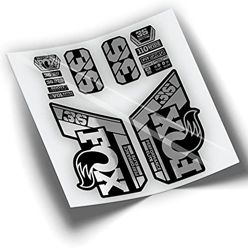 Fox 36 Performance Elite 2021 Colours WP427 Chrome Mirror Fork Stickers