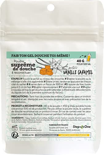 STEP ONE Gel de Ducha Polvo de Vanilla Caramel 40gr