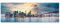 Wandbild Skyline New York City - 150cm x 50cm Acrylglas 5mm + Rückrahmen