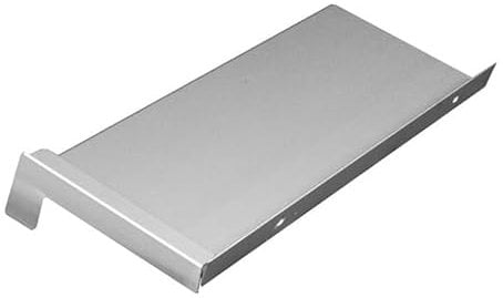 Aluminium Fensterbank Silber EV1 195 mm (Gleitabschluss, 1200 mm)