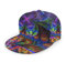 Oaieltj Unisex Baseballkappe Damen Herren Junge Mädchen Mode verstellbar 3D gedruckt Flat Bill Baseball Cap, Trippy Weed, One size
