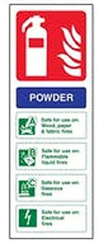 Estintore - ID polvere - 75 X 200mm