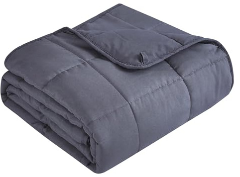 Topcee Weighted Blanket (20lbs 60x80 Queen Size) for Adult All-Season Summer Fall Winter Cooling Breathable Heavy Microfiber Material with Glass Beads Big Blanket Soft Thick Comfort