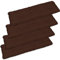SuperKissen24. 4er Set Sitzkissen Bankkissen Bankauflage für Gartenbank - 120x38 cm - Outdoor und Indoor - Braun