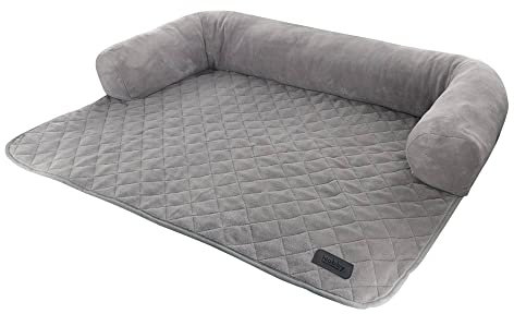 Nobby 61772 Sofamatte eckig PENKA grau; L x B x H: 110 x 85 x 15 cm