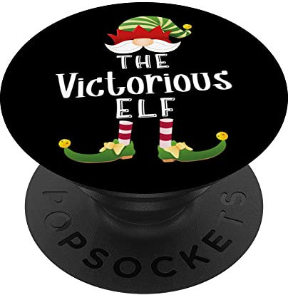 Victorious Elf Wichtel Gnome Elfen Weihnachten PopSockets mit austauschbarem PopGrip