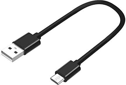Toxaoii Ladekabel USB-C Ladekabel Kompatibel mit Sony WH-1000XM5 WH/WF-1000XM3 WH/WF-1000XM4 WH-XB910N WH-H910N WH-CH510 CH710N Wireless Noise-Canceling Kopfhörer (25 cm/Schwarz)