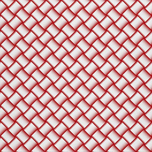 HEKO PANELS Oxford Wasserdichte Meterware Canvas Polyester Stoff Zum Nähen, Möbel- und Dekostoffe, Handwerken, Wasserabweisend, Blickdicht, Rotes Geflecht, 1 Meter 155 x 100 cm