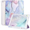Vozehui Funda de 10,2 Pulgadas para iPad 9ª/8ª/7ª Generación con Soporte para Lápiz, Funda Protectora Trifold Stand Slim Lightweight con Auto Wake/Sleep Cover para iPad Funda 10,2 2021/2020/2019