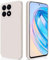 GiiYoon Hülle Kompatibel mit Honor X8a, Hochwertiges Liquid Silicone Case, Rundumschutz Handyhülle, Kratzfestes Weiches Mikrofaserfutter- Weiß