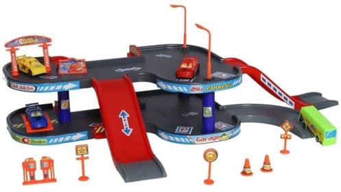 Speed Racer Garage Spielset - 30 teilig