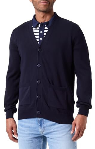 Armor Lux Herren Cardigan Strickjacke, Marine Deep, X-Large