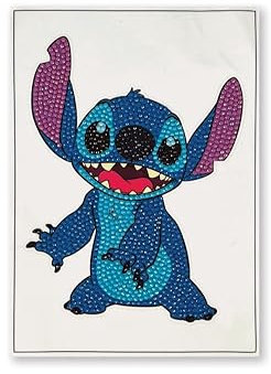 CRYSTAL ART Craft Buddy – XL Diamond Embroidery Sticker Kit – Craft Activity – for Adults and Children – Theme: Disney Stitch