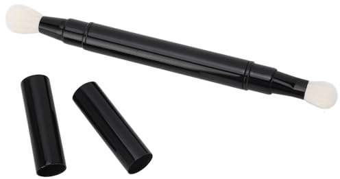 Dual Eyeshadow Brush, Retractable Portable Double Ended Eye Makeup Brush Lip Brush Concealer Brushe Tool Applicator with for Outdoor Travel