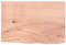 Tidyard Waschtischplatte Badezimmer Waschtisch Waschtischkonsole Platte Holzplatte für Aufsatzbecken Badmöbel Hellbraun 60x40x2 cm Massivholz Behandelt