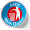 Finest Folia 2er Set Autoaufkleber Politik 10x10cm politische anti Sticker Aufkleber für Auto Kfz motorrad laptop fenster Selbstklebend R218 (06 AFD 3)