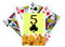 no/no Happiness Club 5 Gold Spielkarte Klassisches Spiel
