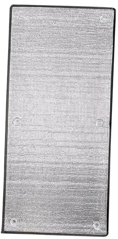 Colcolo Aluminiumfolie Isolierfolie Fensterfolie Sonnenschutz Wärmedämmung Reflexfolie Glas Sichtschutzfolie für Balkon, 30cmx100cm