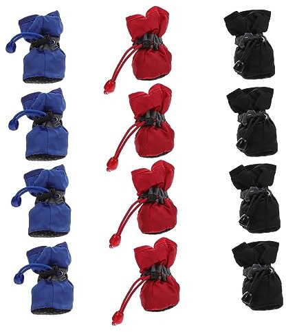 BESPORTBLE 9sets Stivaletti Impermeabili per Scarpe Antiscivolo per Design e Adatti per all Giornate Piovose e