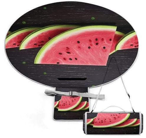 LFDSYEOQ Große Picknickdecke, Wassermelonen-Obst, faltbare Picknickmatte für Strandmatte oder Familie, Outdoor, Camping, Party