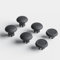 Tapas de Thumbsticks para Controlador Edge, Tapas de Joystick Intercambiables para Controlador Pro Elite 6 en 1 Accesorios (Black)