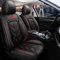 maiqiken Autositzbezug Für Hyundai Kona 2016-2025 Komplettset 5 Sitze sitzbezüge Allwettereinsatz Auto PU Ledersitzbezug Vorne und Hinten 5 Stück, Standard Version - Schwarz