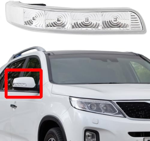 SSFENG Auto Rückspiegel Blinker Für Kia Sorento 2009 2010 2011 2012 2013 2014 2015, Auto Seitenansicht Rückspiegel Signal Licht Anzeigeleuchte Zubehör 87613-2P000 87623-2P000,Right