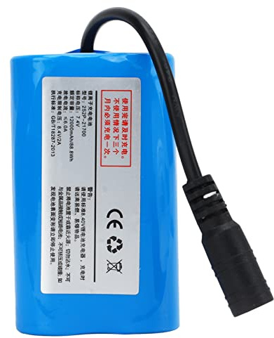 Batterie de Bateau de Nidification RC 12000mAh 7.4V, Fournitures de Pêche, Batterie au Lithium Rechargeable, Batterie de Hors-Bord à Grande Vitesse