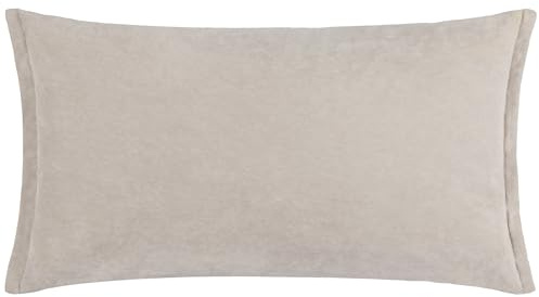 Yard Merton Velvet Polyester Filled Cushion - Doe - 30x50cm