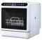 Tacarlha Compact Countertop Dishwasher with 6 Wash Functions, 2-Tier Rack, 3-Spray Arm, and LED Display - Portable, Energy-Efficient, and High-Temperature Cleaning for Small Kitchens UK