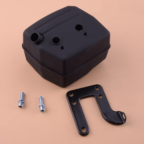 ORTUNVC Reemplazar Kit de Soporte de silenciador de Escape, Color Negro, Apto for Motosierra Husqvarna 288 288XP