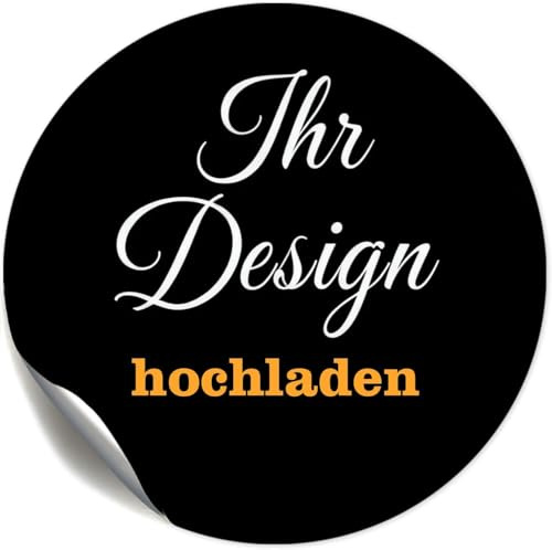 Aufkleber selbst gestalten – Personalisierte Sticker für Unternehmen, Verpackungen, Logos & Bilder – Wasserfest, robust & spülmaschinenfest personalisierte Etiketten,Bild und Name (Bild, 10cm)
