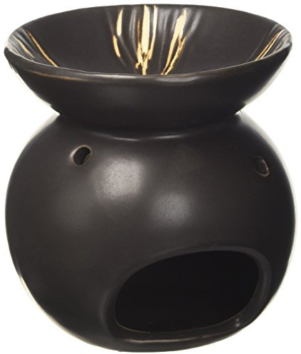 pajoma Duftlampe Relief schwarz, Höhe 11,5 cm