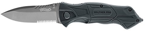 Walther Messer Pro Black Tac, schwarz, 209mm