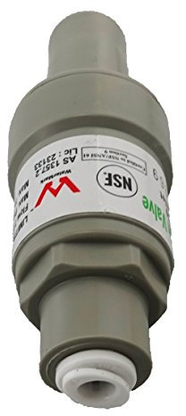2,75 BAR (40 psi) Druckregler/Druckminderer für 1/4 Zoll (6,35mm) Wasserschlauch, schützt Ihren Külschrank und Wasserfilter vor zu hohem Druck