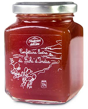 Samtige 70% Kaktusfeigen Fichi d'India Konfitüre extra aus Sizilien 250gr