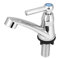 Wasser Wasserhahn einzigen kalten Wasserhahn Wasser Düse G1/2 Badezimmer Becken Küche Spüle Rest Waschbecken Zubehör ABS (gerade Griff)