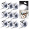 Audor Einbaustrahler LED 10er Set, 1W LED Deckenstrahler Schwenkbar COB Deckenspots Einbauleuchte Aluminium Spots LED Set Kaltweiss für Weinschrank/Schrank/Küche/Wohnzimmer-Weiß [Energieklasse A+++]