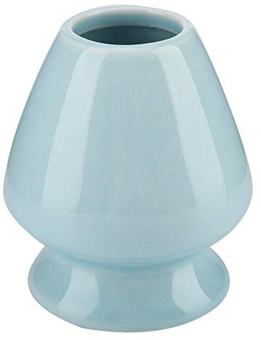 1 x Matcha Whisk Ständer aus Keramik für Matcha Chasen für Tee-Zubehör (blau)