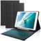 Funda Teclado iPad 10.2 9th Gen 2021, Teclado para iPad 8 Generacion 2020/7 Generacion 2019/iPad Pro 10.5/Air 3, Español Ñ 7 Colores Retroiluminados Bluetooth Inalámbrico Teclado Desmontable, Negro…
