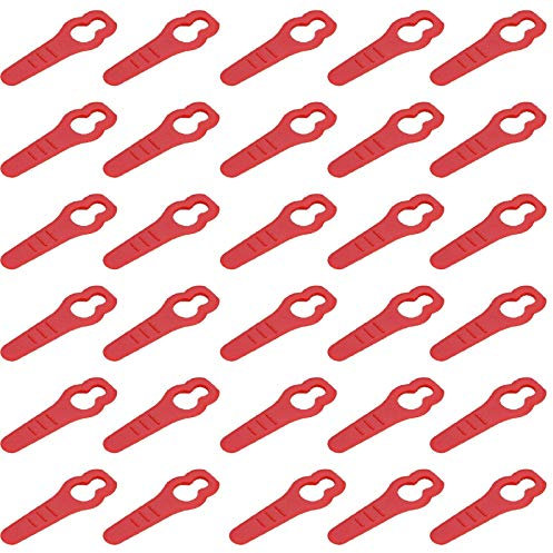 Masterpart 30 x Genuine ALM MEH29 Grass Cutting Plastic Blades For Sovereign Lawnmowers