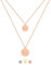 JOLA – mehrlagige Kette mit Gravur |10mm 12mm Plättchen Anhänger mit Namen | 316L Edelstahl | Namenskette | personalisierter Schmuck | Geschenke zum Muttertag Geburtstag Jahrestag