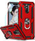 LeYi - Carcasa para Huawei Mate 20 Lite con protector de pantalla, 360°, soporte giratorio militar anticaída reforzado, antigolpes, TPU flexible y PC rígido, protección para Huawei Mate 20 Lite, color