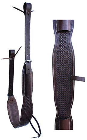 CHALLENGER Western-Sattel aus Leder mit Schnüppel 9780BR