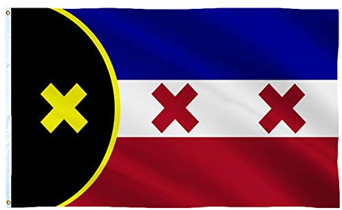 SOULBUTY Dream SMP l-manburg Flagge 2020, 1,2 x 1,8 m, Polyester mit Messingösen, Imanburg-Flagge (10 x 15 cm)