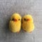 Süßes Küken Pom Pom Pom Anhänger Tropfen Ohrringe Für Frauen Flauschige Pelzkugel 3D Cartoon Tier Baumeln Ohrringe Modeschmuck