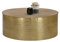 WOMO-DESIGN Couchtisch Ø 90x37 cm Gold, Unikat, Hammerschlag-Optik, Handgefertigter Beistelltisch, Orientalischer Wohnzimmertisch, Runde Tisch, Aluminium Loungetisch, Flacher Sofatisch, Metall Tisch