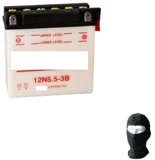 KOMPATIBEL MIT Cagiva SXT Aletta Rossa 125 1982 A 2000 Batterie UASA 12N5.5-3B 12V/6AH BATTERIEN FÜR Motorrad-Roller AUSGEZEICHNETE QUALITÄT SPEZIFIKATION BEREITS BEREIT