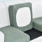 Elover Sofa Sitzkissenbezug-Hochelastischer Sitzbezug，Wohnzimmer Sofa Sitzbezug Möbelbezug rutschfest und weich, mit elastischem Boden